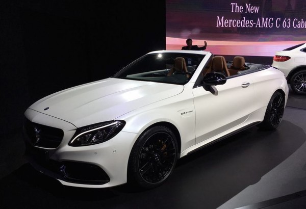 Mercedes AMG C63 Cab NYIAS 0 600x410 at Up Close with Mercedes AMG C63 Cabriolet at NYIAS