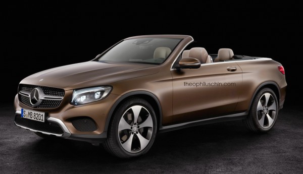 Mercedes GLC Cabriolet 600x345 at Mercedes GLC Cabriolet Rendered, Could Happen
