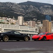 mclaren p1 675lt 10 175x175 at High Society: 2x McLaren 675LT and a P1 in Monaco