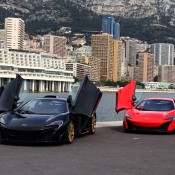 mclaren p1 675lt 5 175x175 at High Society: 2x McLaren 675LT and a P1 in Monaco
