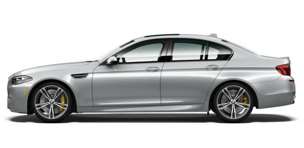 BMW M5 Pure Metal Silver 2 600x292 at BMW M5 Pure Metal Silver Limited Edition for U.S.
