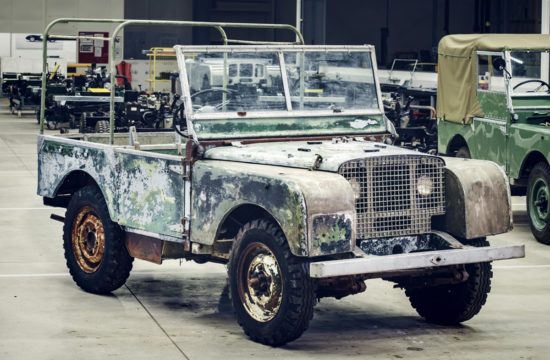1948 Land Rover 550x360 at 1948 Land Rover Launch Model Headed for Restoration