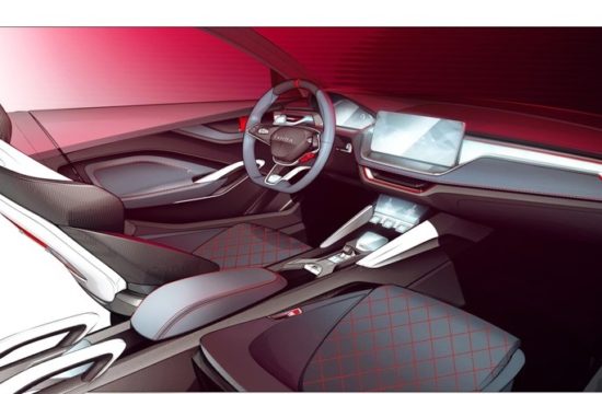 1 VISION RS Interior 550x360 at Skoda Vision RS Concept Interior Teased