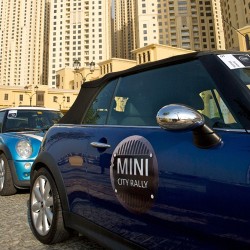 mini1 41 at MINI Club Dubai set city rally