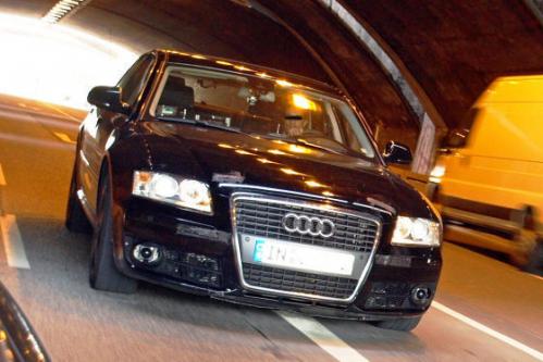 2010 audi a8 spy 1 at Spyshots: New Audi A8 scooped inside and out