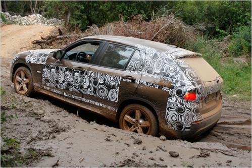 bmw x1 spy 7 at Best shots of BMW X1 as it goes off road!
