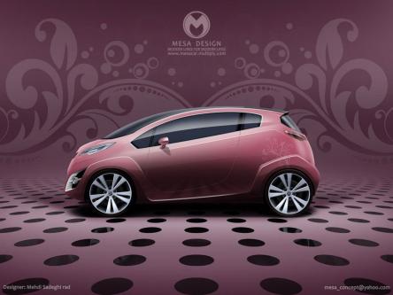 mesa design by mehdi sadeghi rad 2 lg at Irans car design exhibition   From Dream To Reality